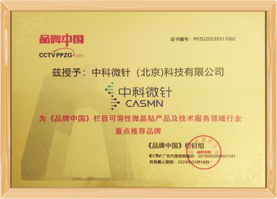 Recommended Brand in Dissolving Microcrystal Patch Products and Services