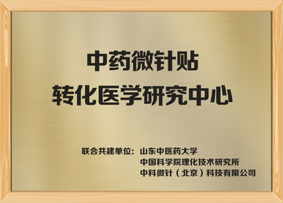 Traditional Chinese Medicine Microneedle Translational Research Center