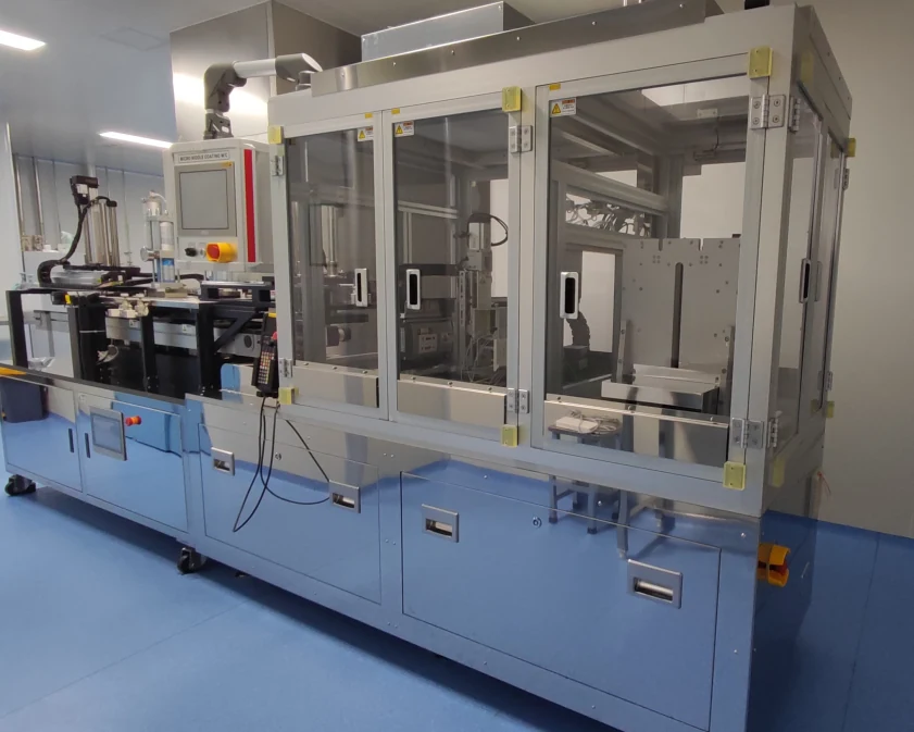 Microneedle pilot-scale preparation equipment at the Beijing integrated R&D base